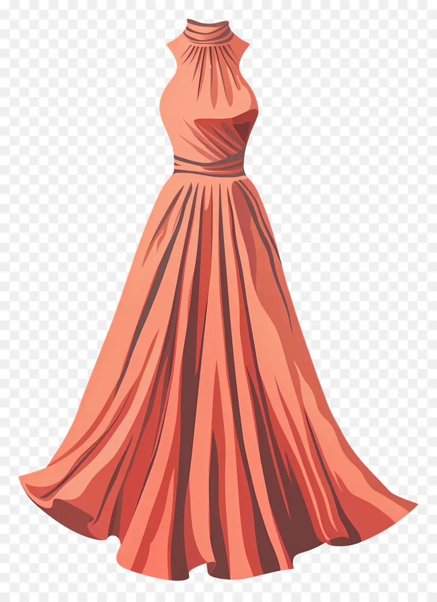 Gaun Estetika，Gaun Formal Merah Muda PNG