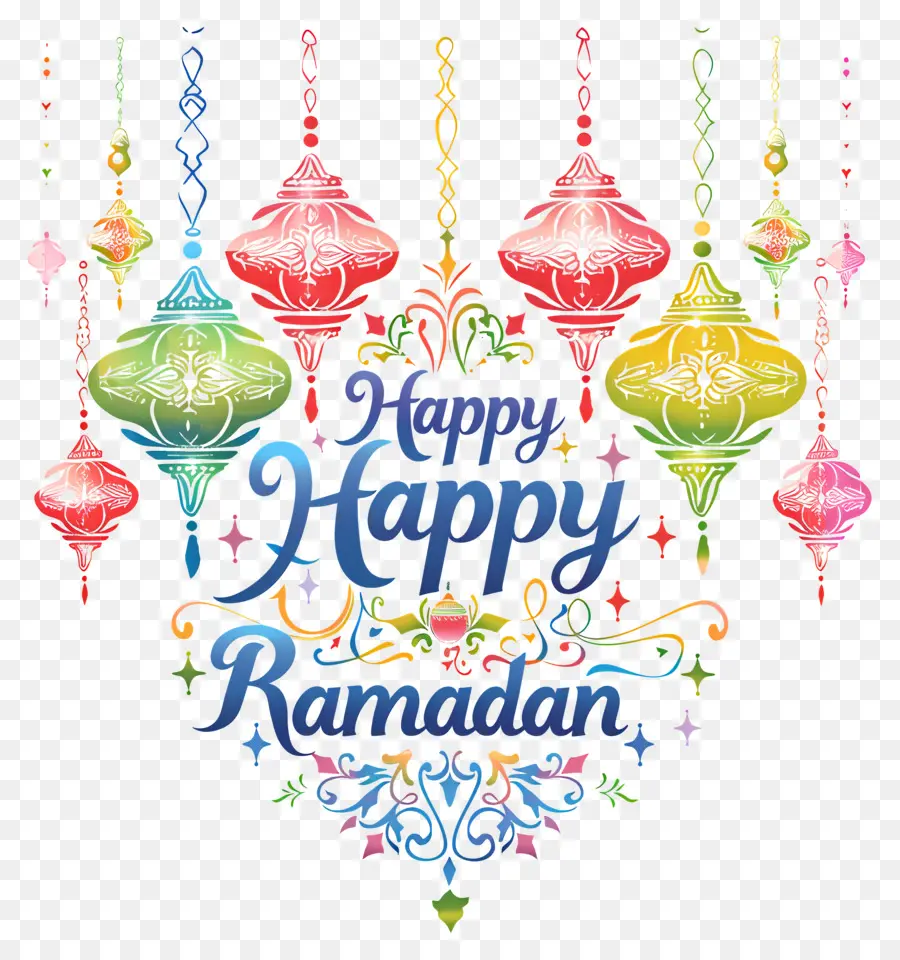 Happy Ramadhan，Chandelier PNG