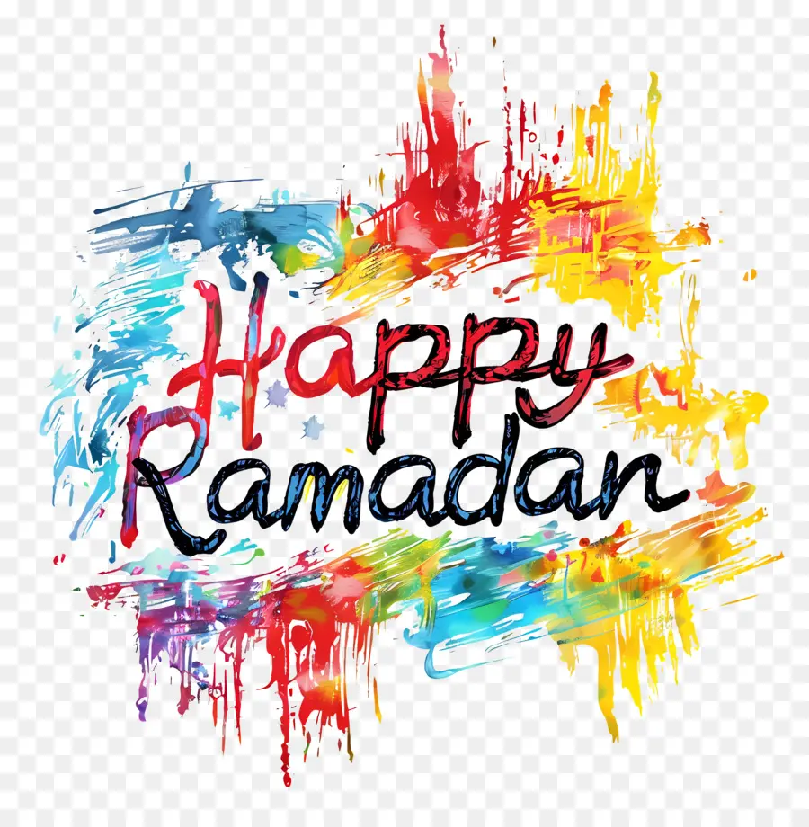Happy Ramadhan，Lukisan PNG