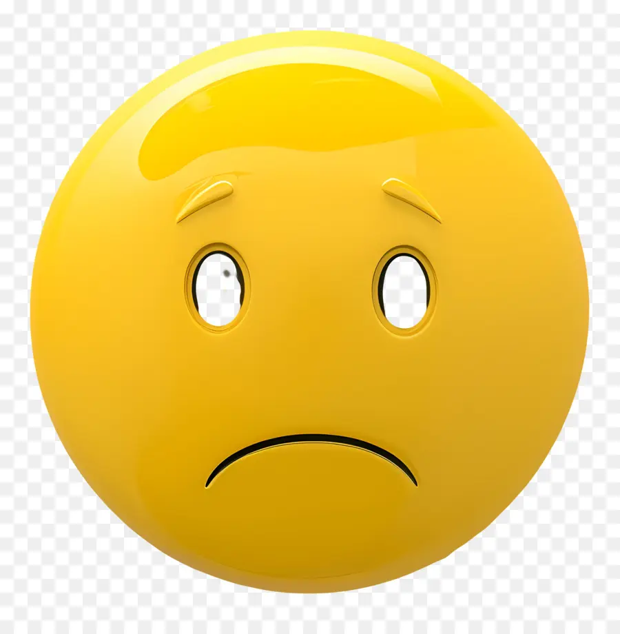 Emoji，Sedih PNG