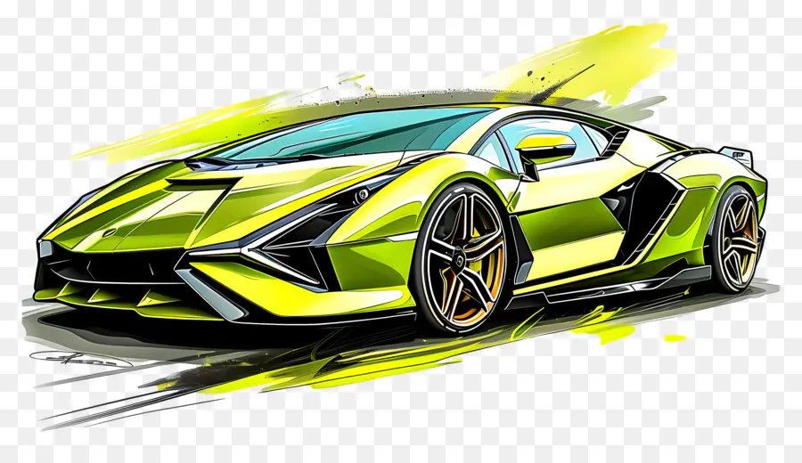 Lamborghini Sian，Mobil Sport Mewah PNG