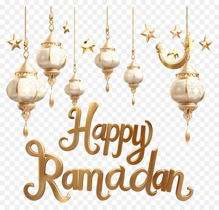 Happy Ramadhan，Ramadhan Dekorasi PNG