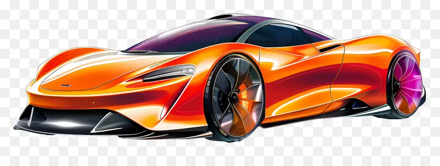 Mclaren Speedtail，Oranye Mobil PNG