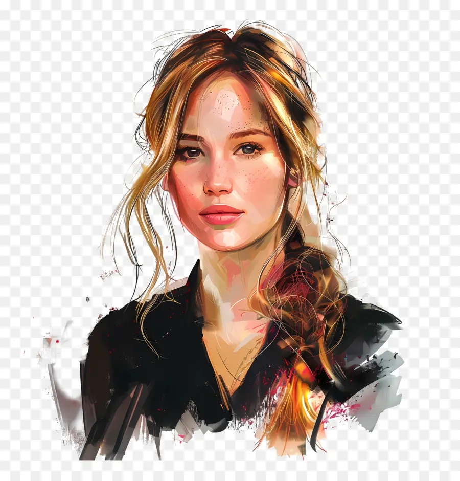 Jenifer Lawrence，Potret Wanita PNG