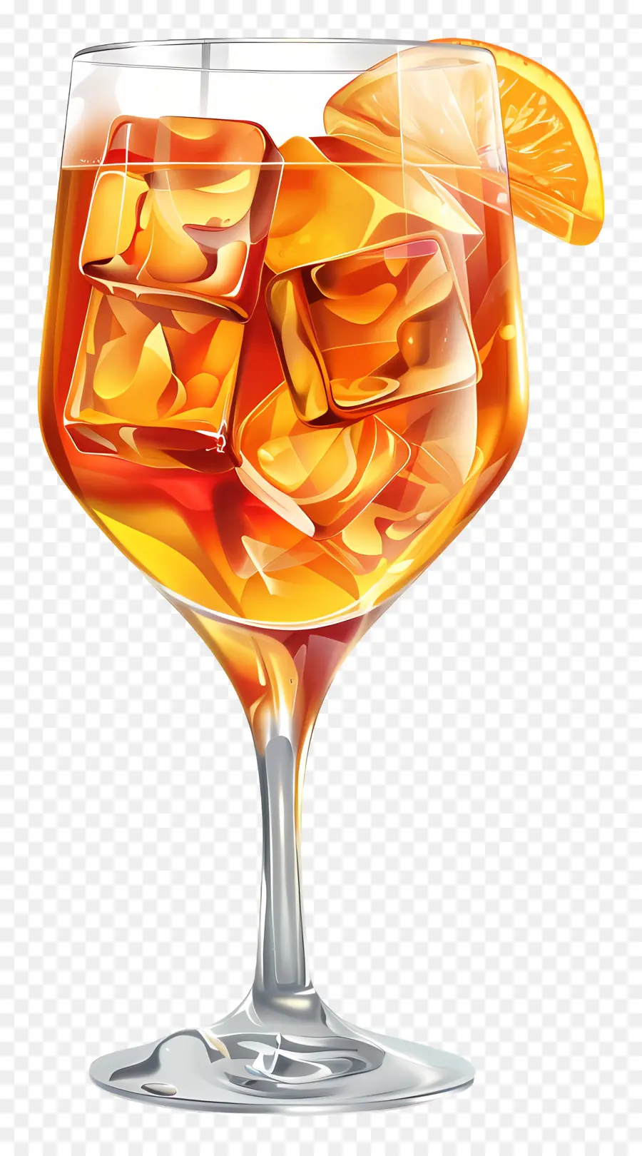 Aperol，Segelas Minuman PNG