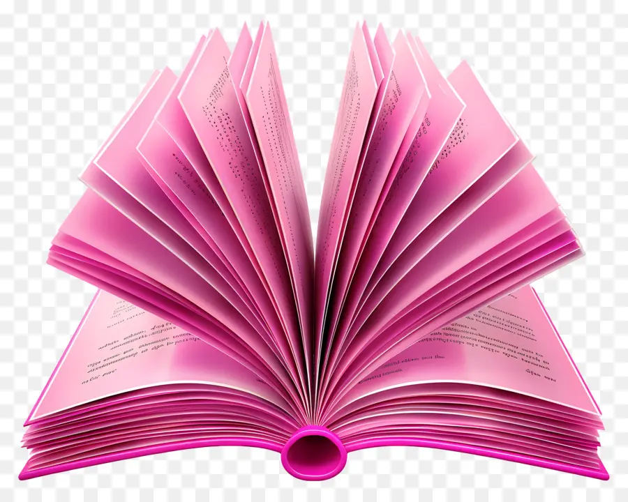 Buku Yang Terbuka，Merah Muda Buku PNG