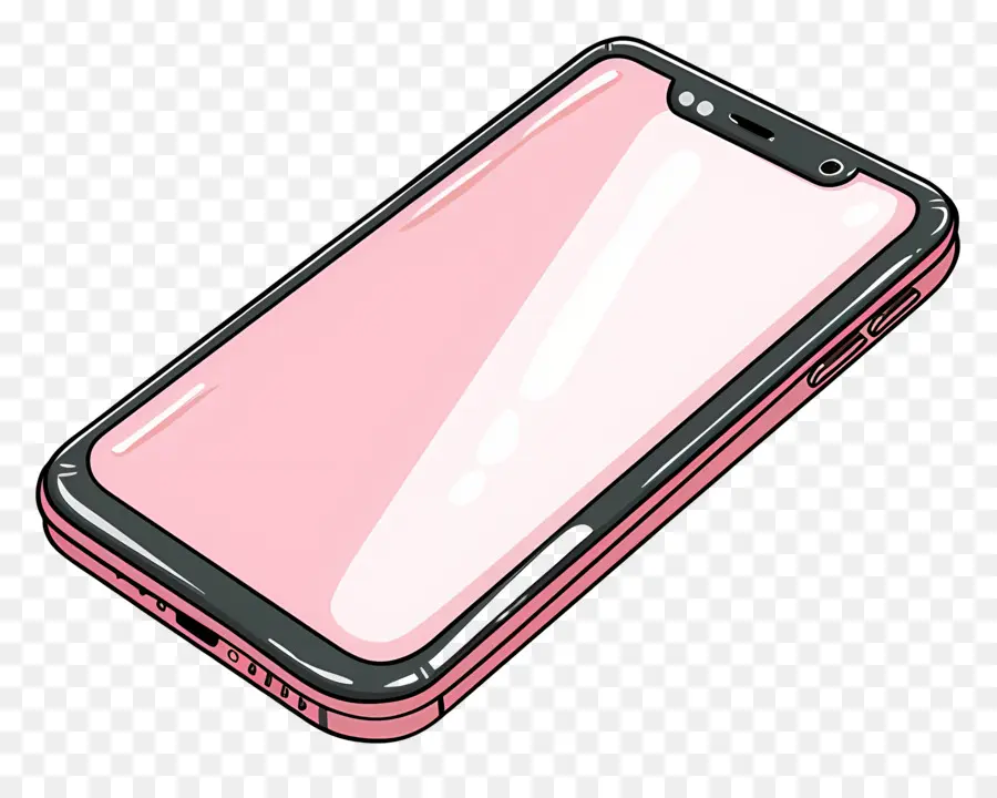 Smartphone，Pink PNG