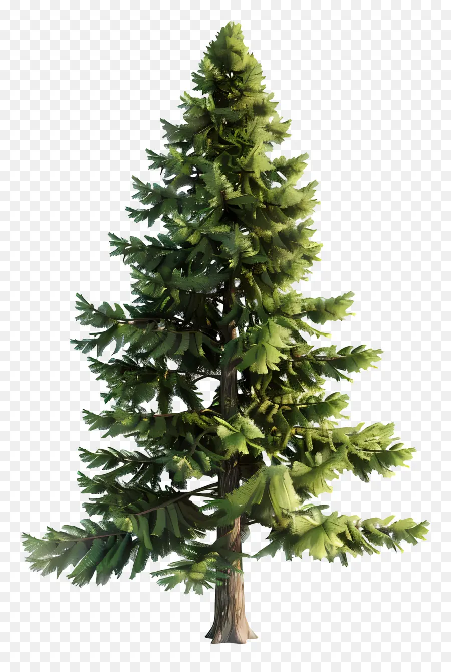 Pohon Pinus，Hijau PNG