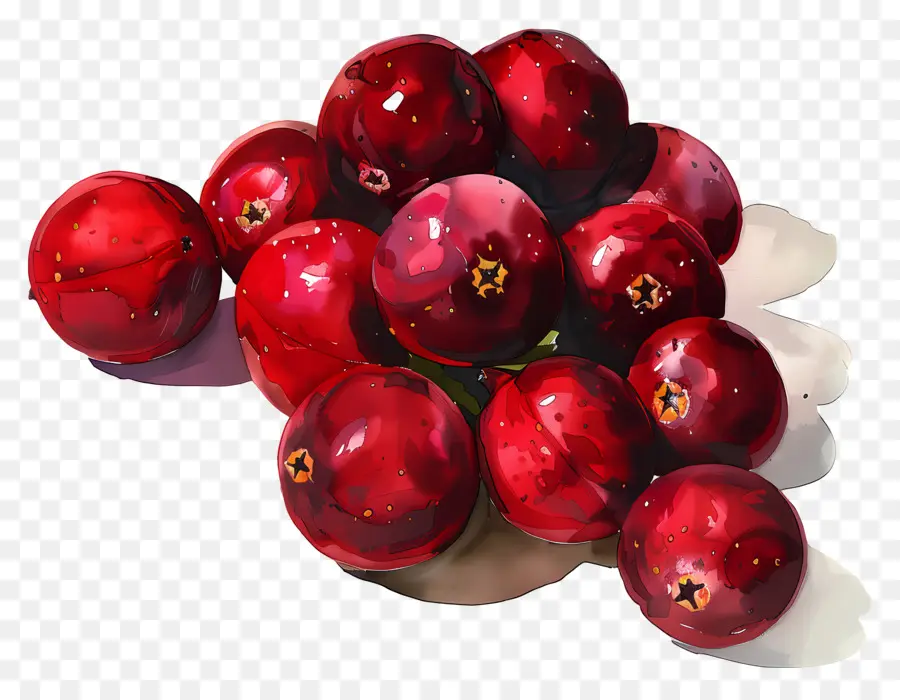 Cranberry，Berry Merah PNG