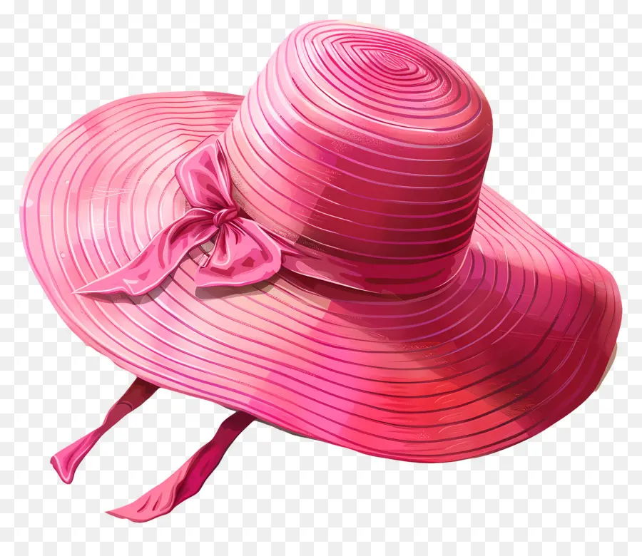 Topi Matahari，Topi Merah Muda PNG