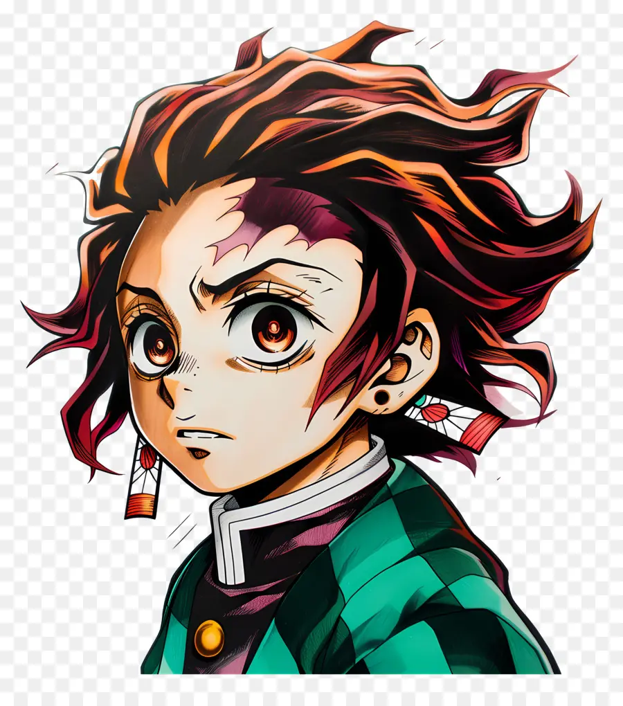 Tanjiro，Karakter Anime PNG