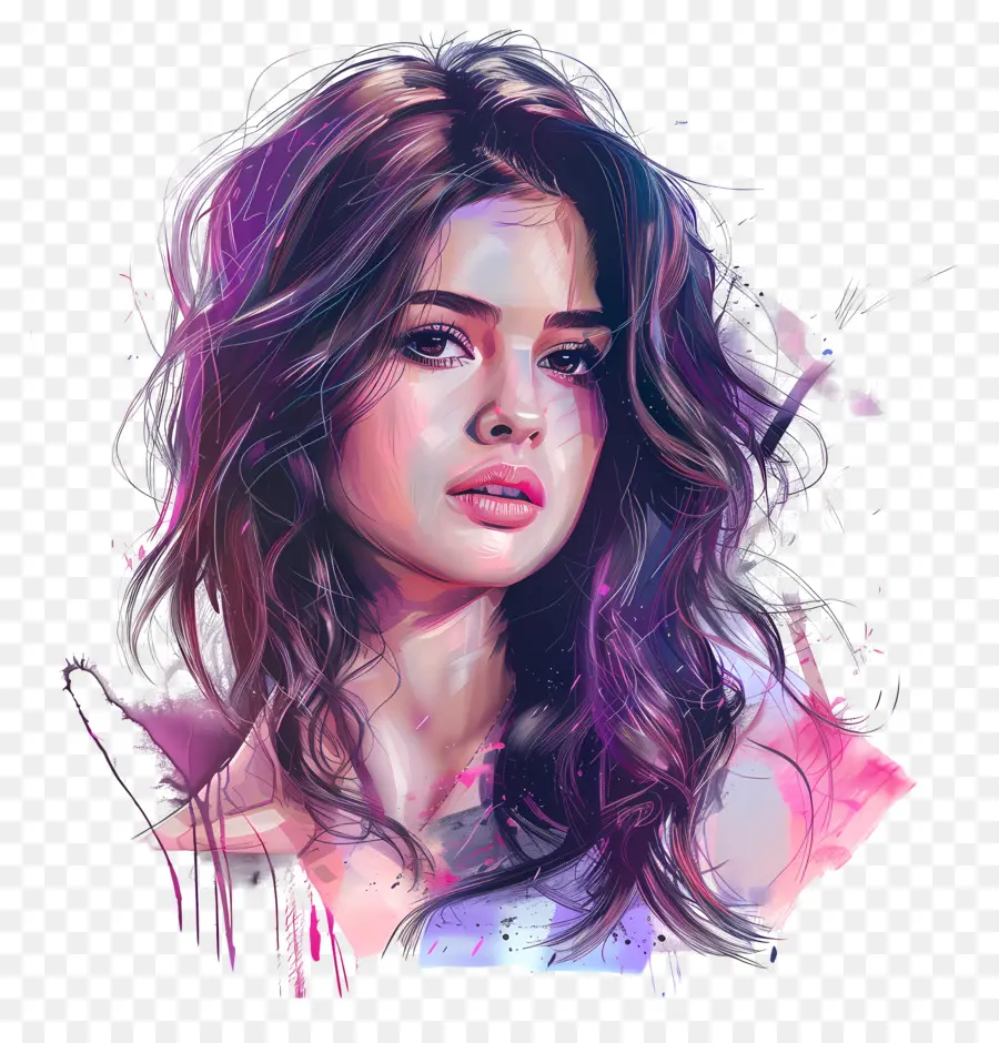 Selena Gomez，Karya Seni Digital PNG
