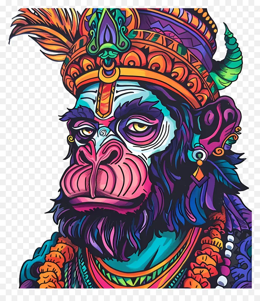 Hanuman，Monyet Hias PNG