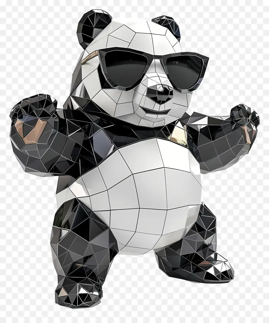 Panda，3d Model PNG