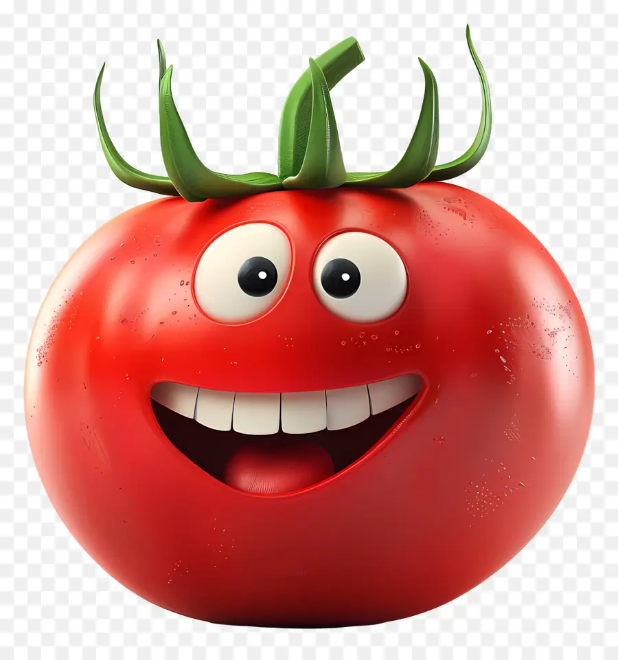 Sayuran Kartun 3d，Kartun Tomat PNG