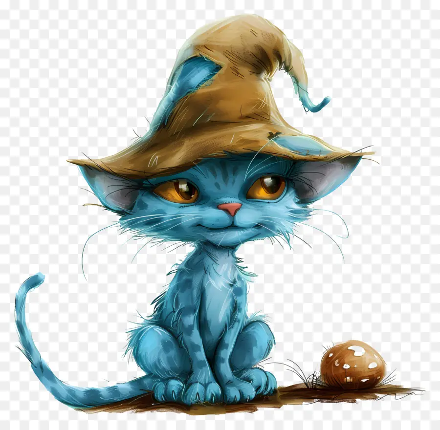 Kucing Smurf，Kucing Biru PNG