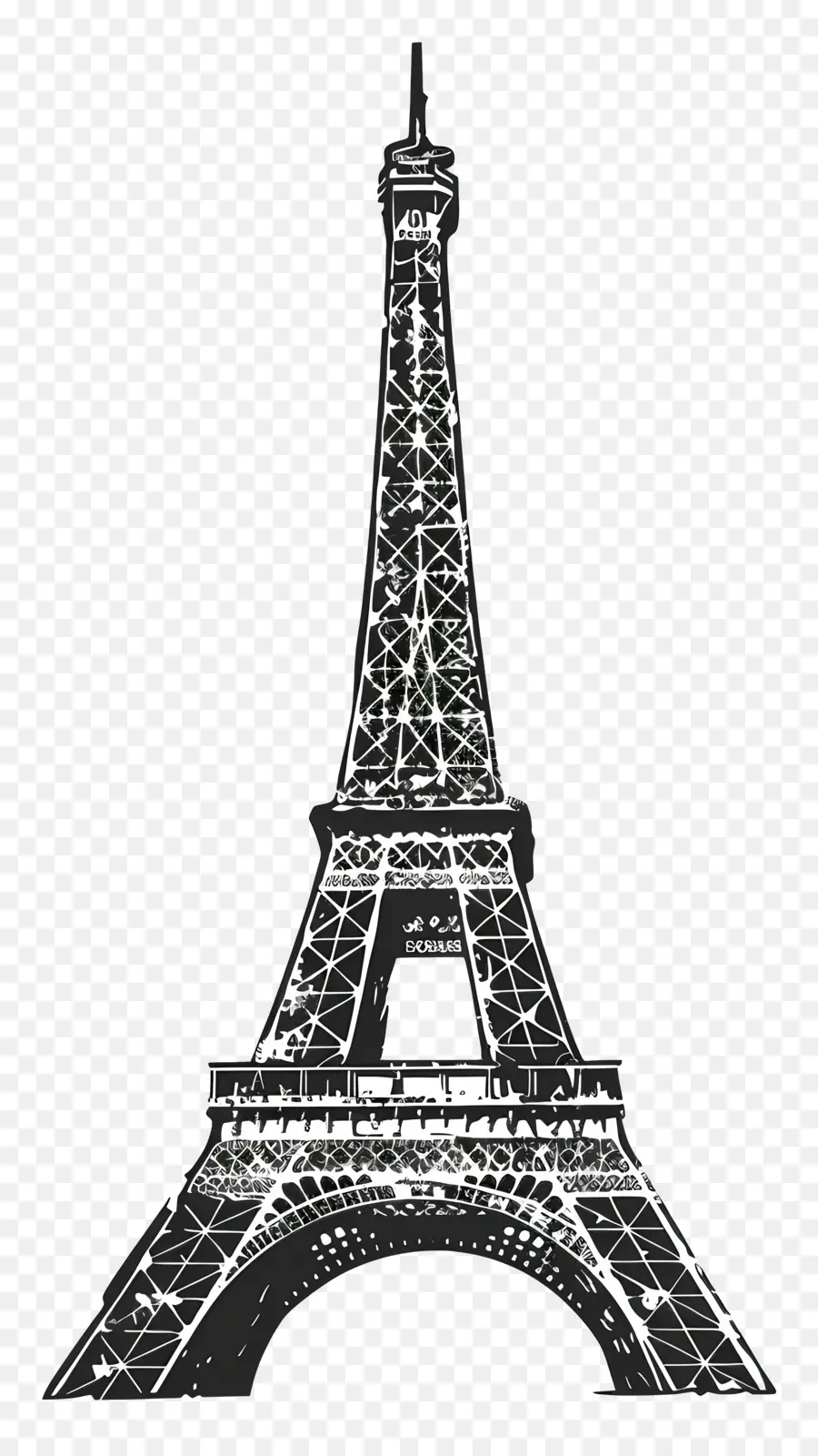 Menara Eiffel Siluet，Menara Eiffel PNG