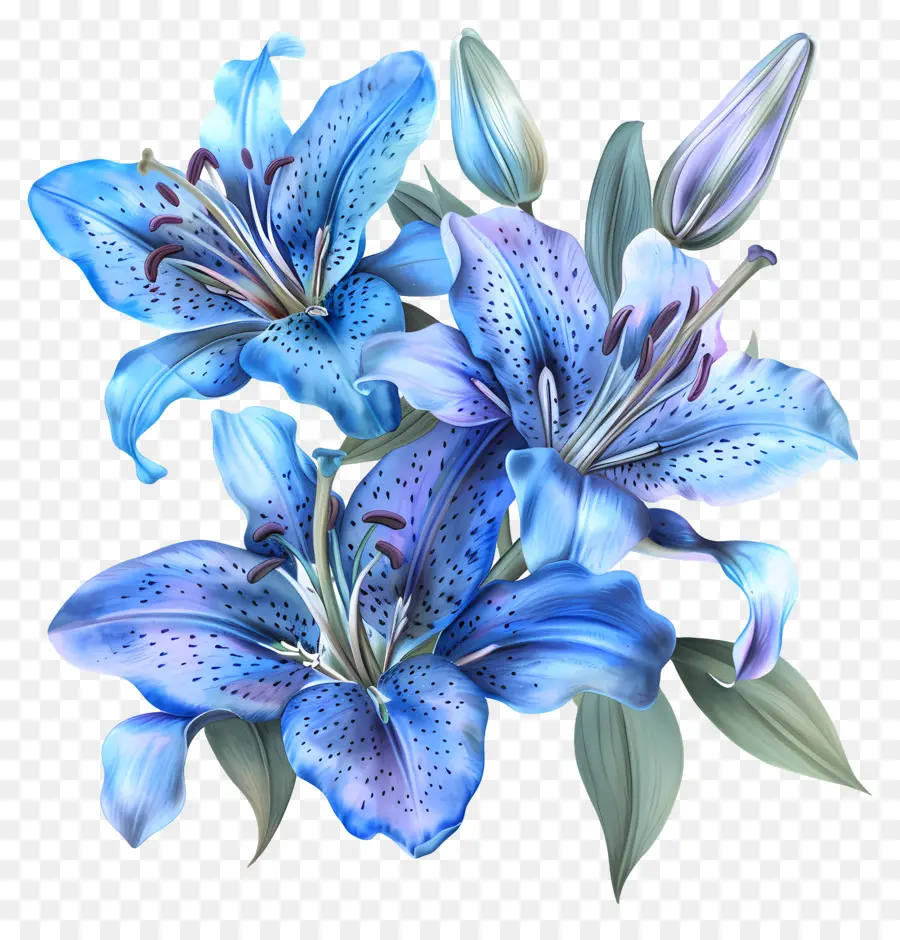 Lily，Biru Bunga Lili PNG