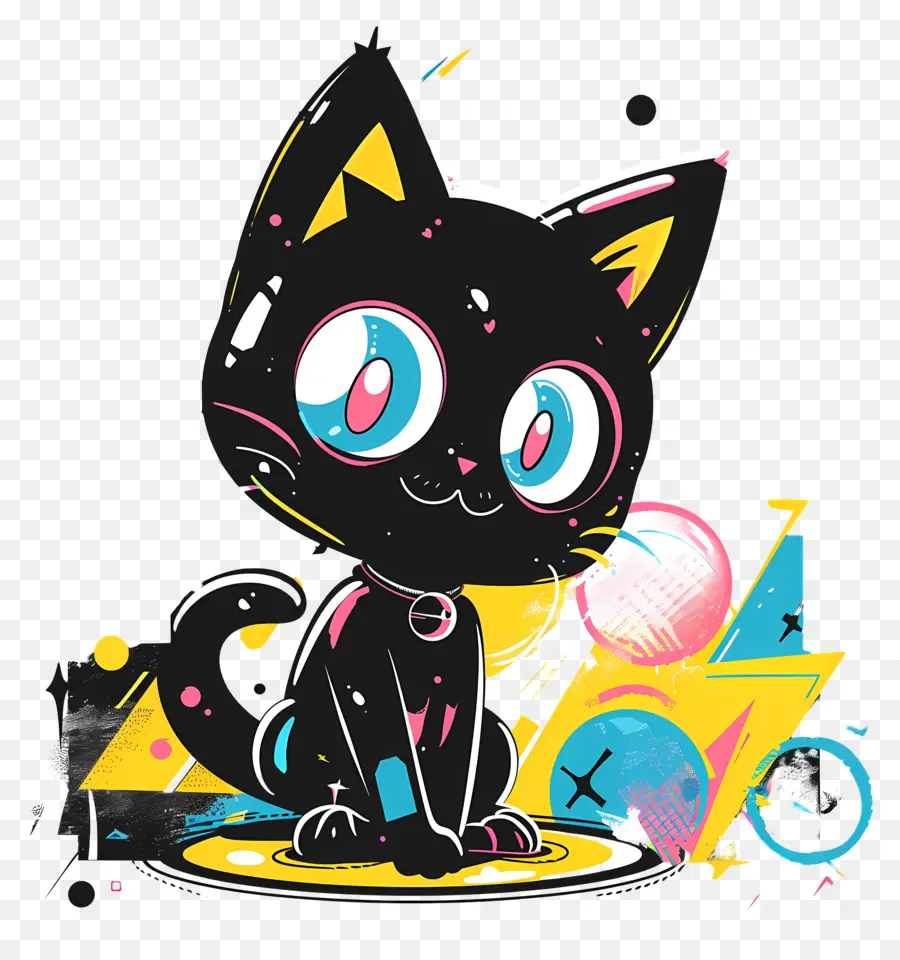 Kuromi，Kucing Hitam PNG