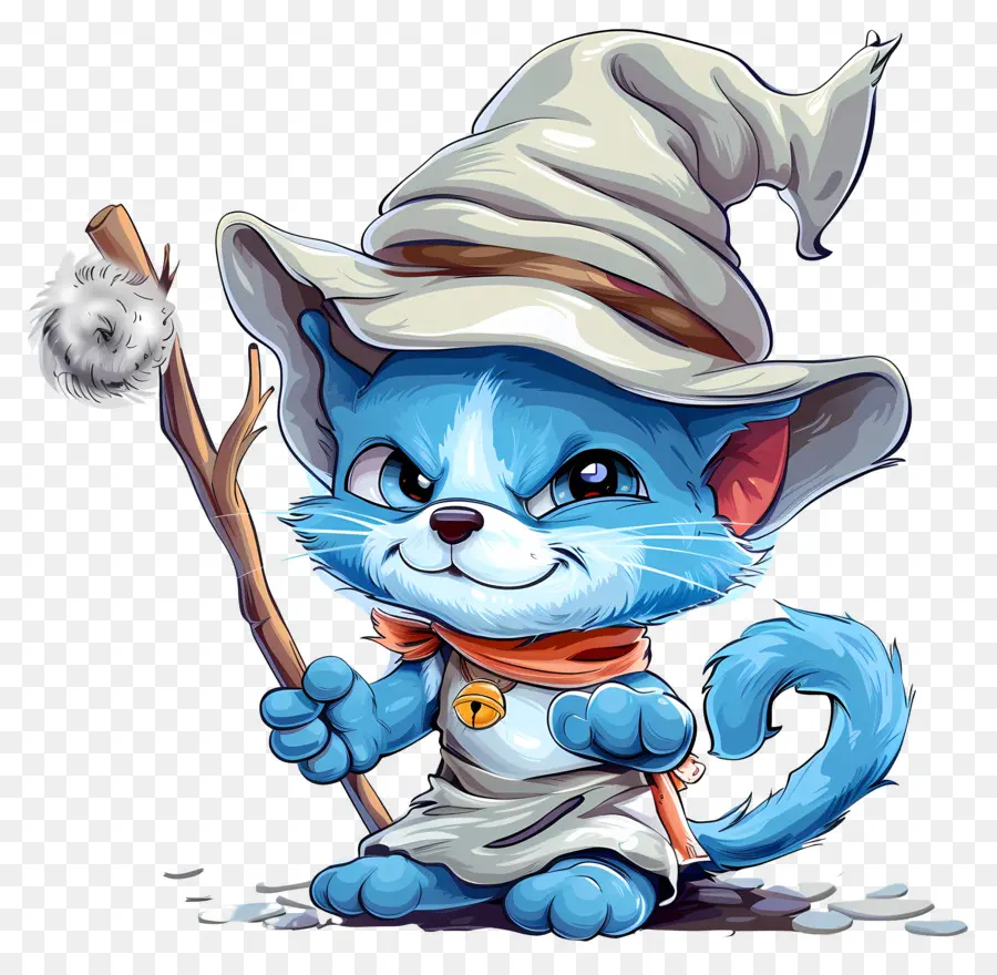 Kucing Smurf，Kucing Biru PNG