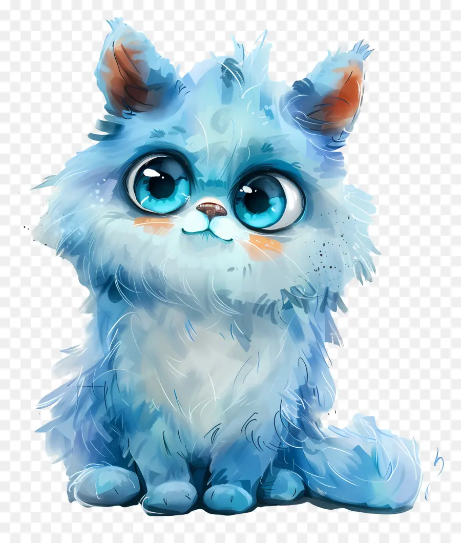 Bluey，Kucing Biru PNG