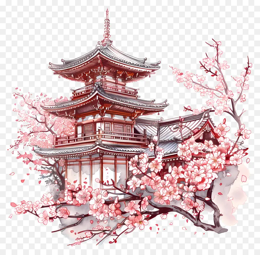 Sakura，Jepang PNG