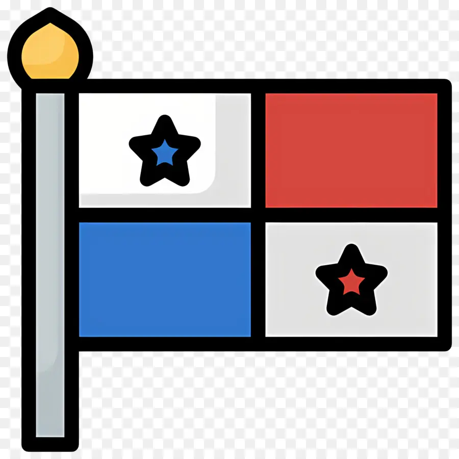 Bendera Panama，Bendera PNG