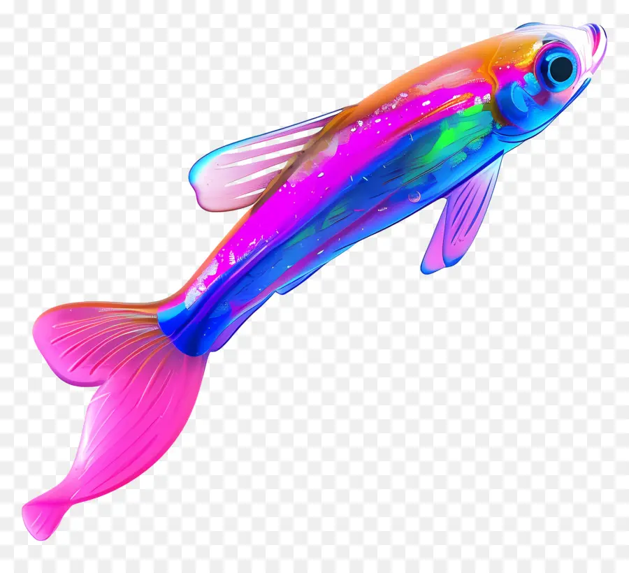 Ikan Glo，Ikan Berwarna Warni PNG