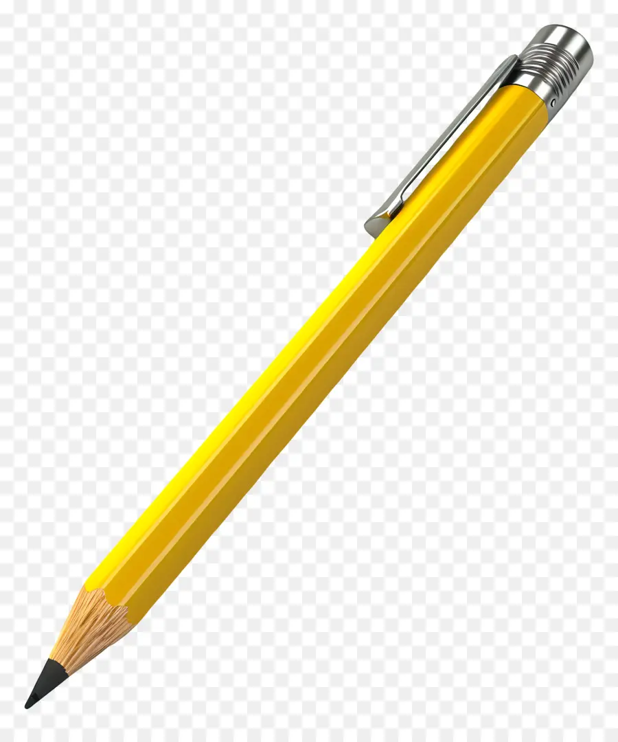 Pensil Kuning，Peralatan Menulis PNG