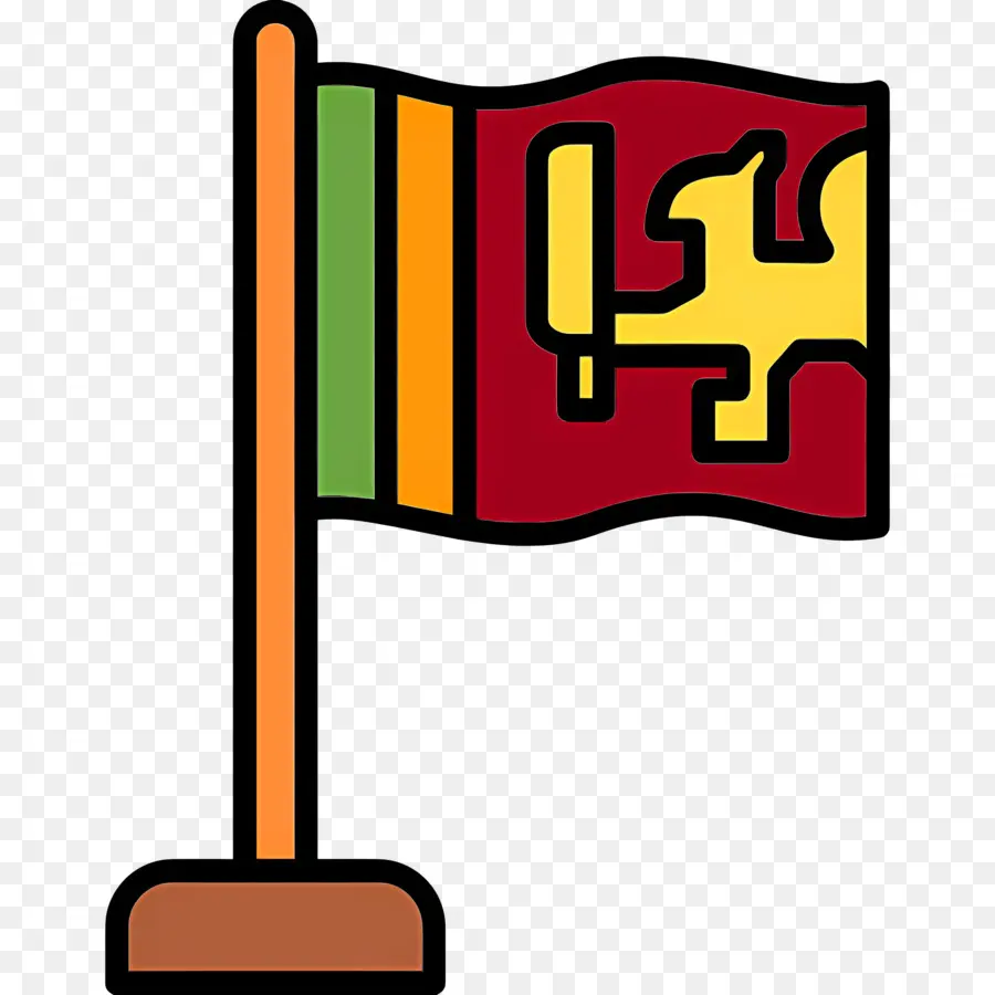 Sri Lanka Bendera，Bendera Singa Sri Lanka PNG