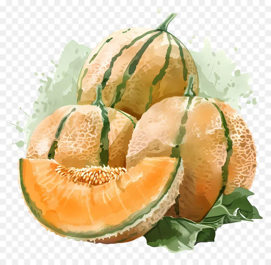 Melon Melon，Mangga PNG