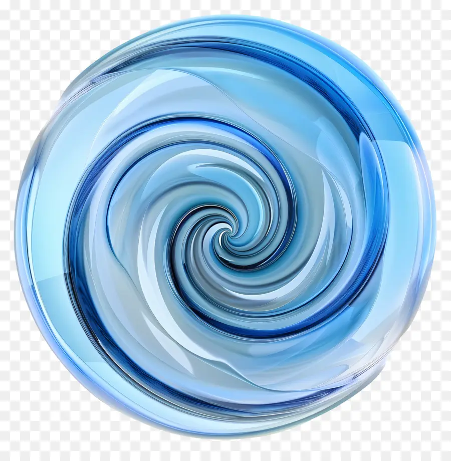 Spiral，Kaca Biru PNG