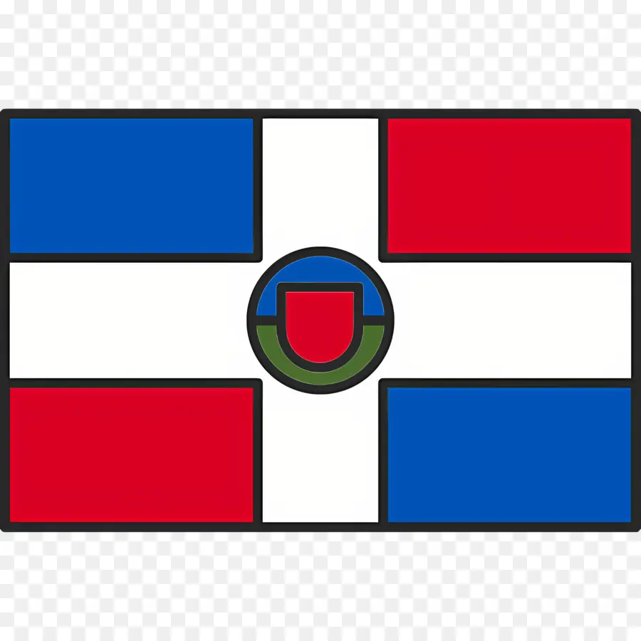 Bendera Republik Dominika，Bendera Nasional PNG