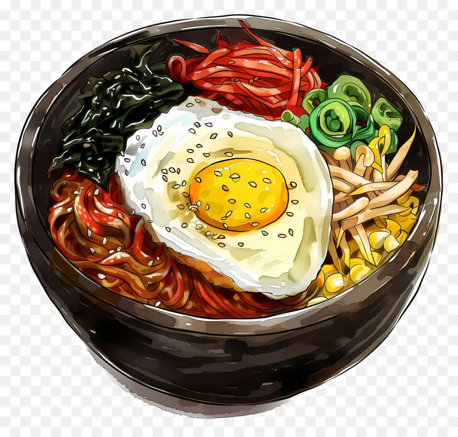 Bibimbap，Korea PNG