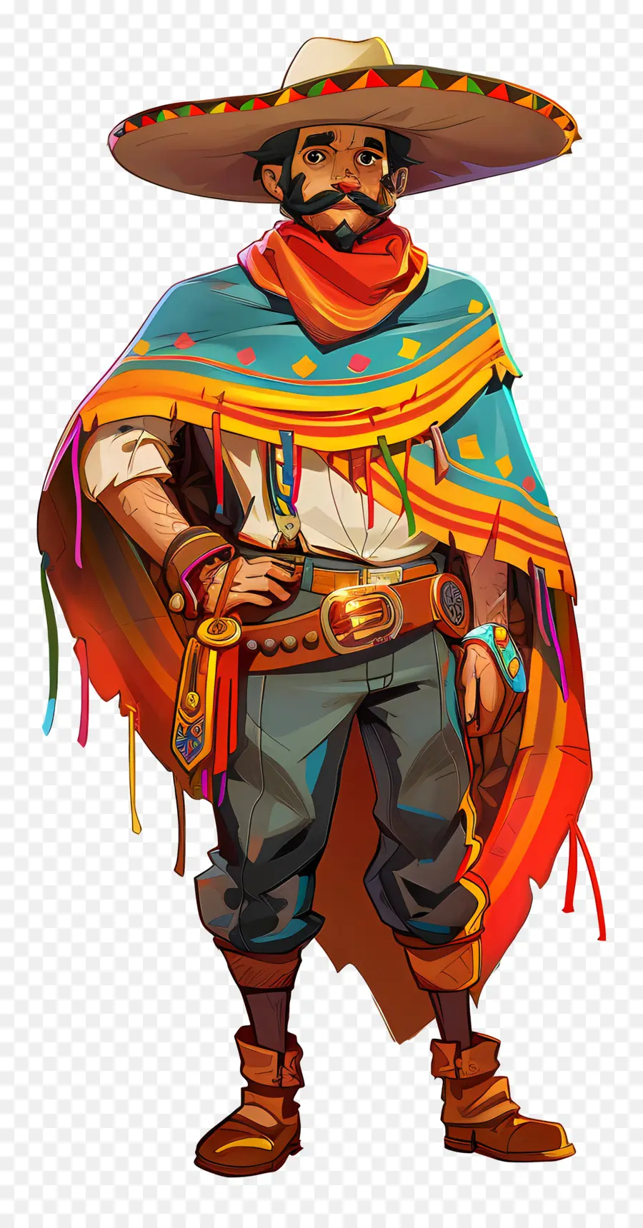 Cinco De Mayo，Pria Berpakaian Tradisional PNG