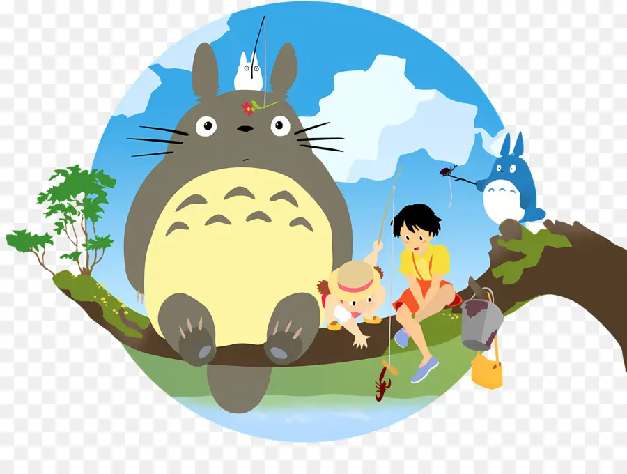 Studio Ghibli，Totoro Dan Temannya PNG