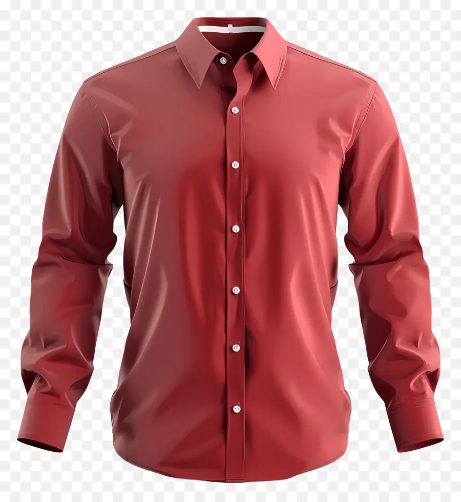 Kemeja Formal，Baju Merah PNG