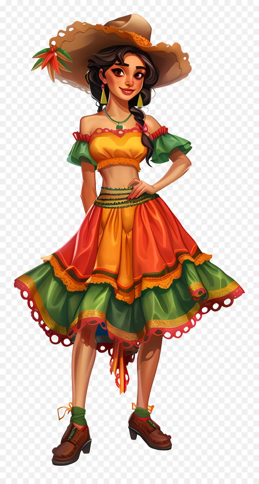 Cinco De Mayo，Wanita Berpakaian Tradisional PNG