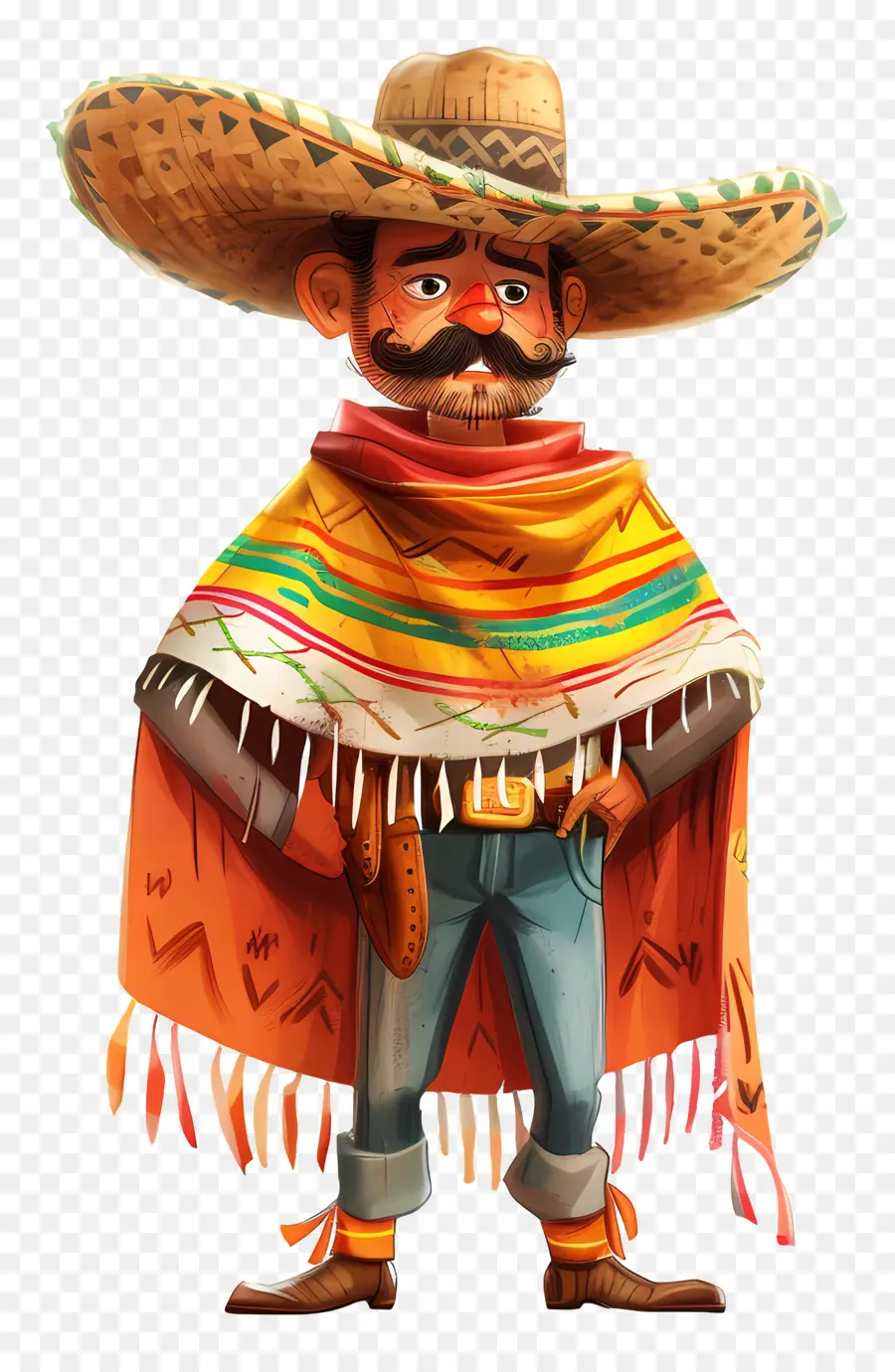 Cinco De Mayo，Pria Berpakaian Tradisional PNG