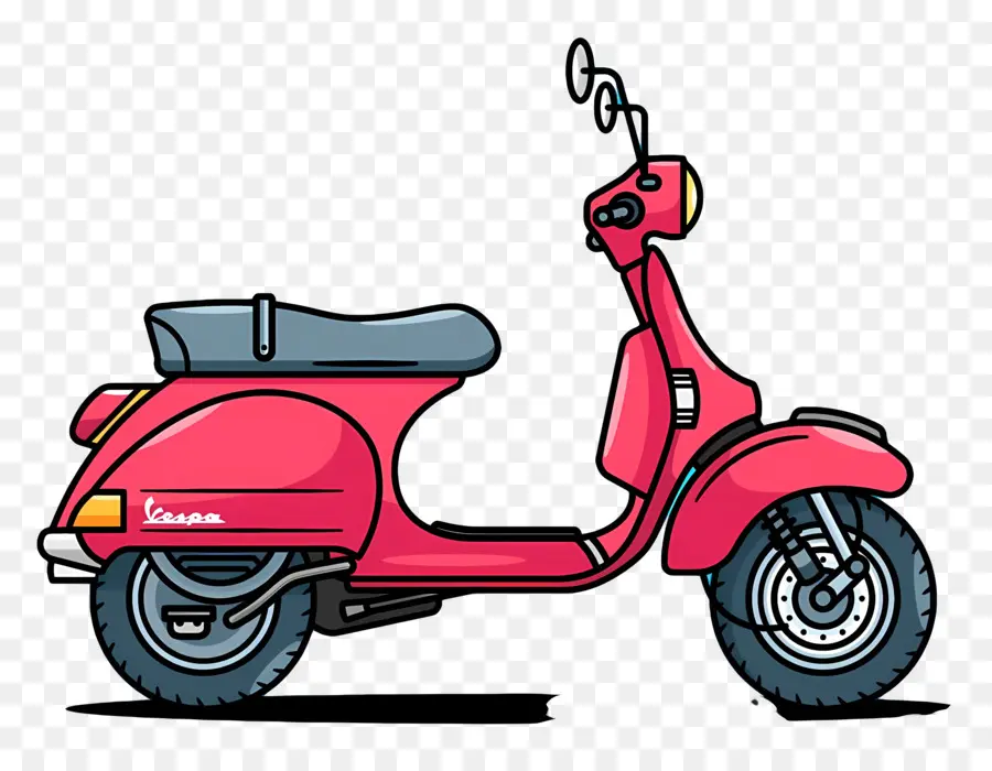 Sepeda Motor，Motor Merah PNG