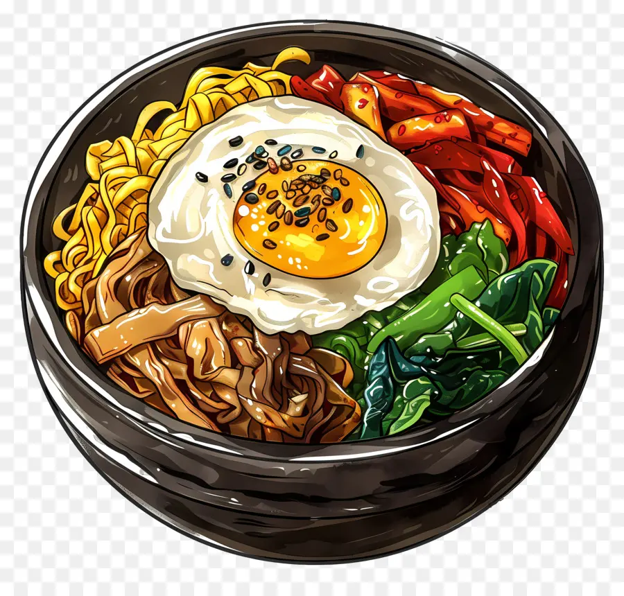 Bibimbap，Korea PNG