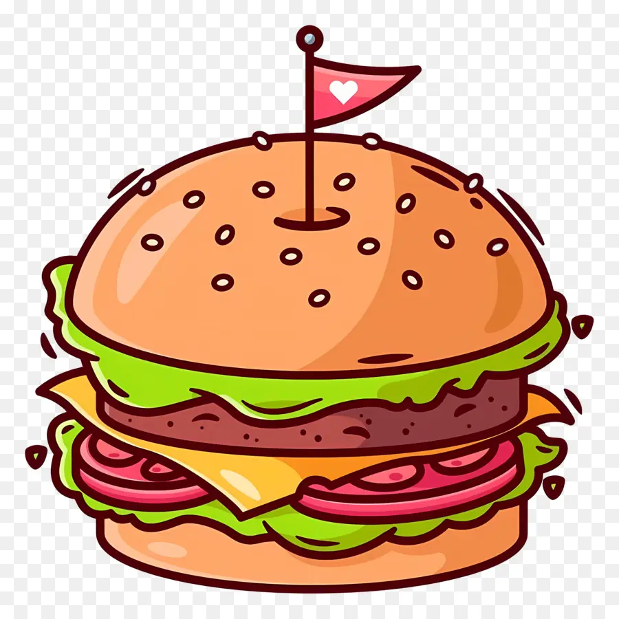 Burgernya，Sandwich PNG