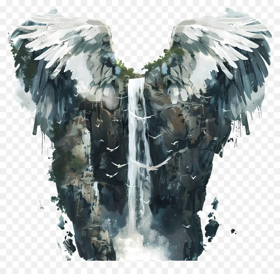 Air Terjun Angel，Sayap Malaikat PNG