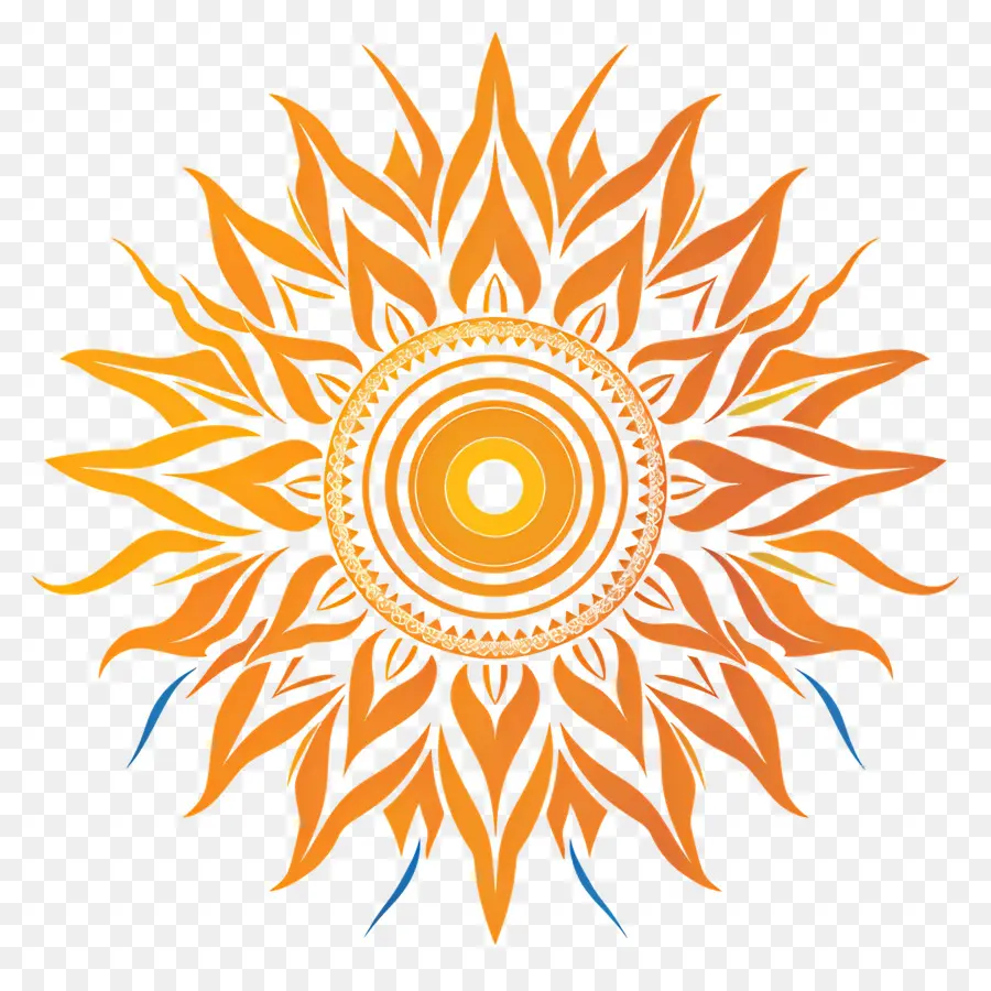 Asoka Chakra，Simbolisme Matahari PNG