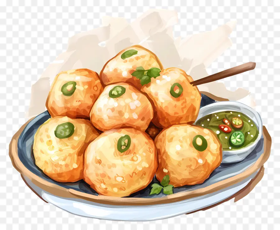 Panipuri，Makanan Ringan Goreng PNG