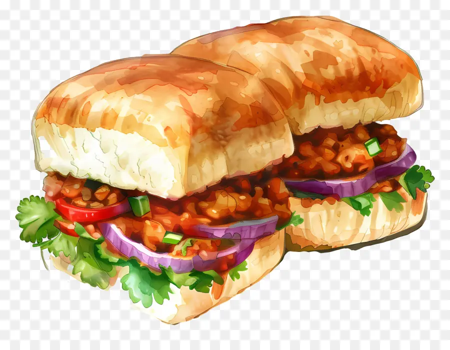 Vada Pav，Tuna Sandwich PNG
