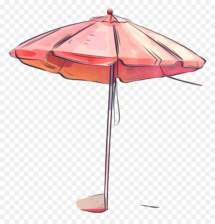 Payung Pantai，Payung Merah PNG