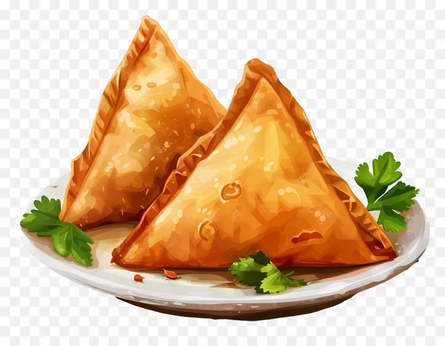 Makanan Samosa，Samosa PNG