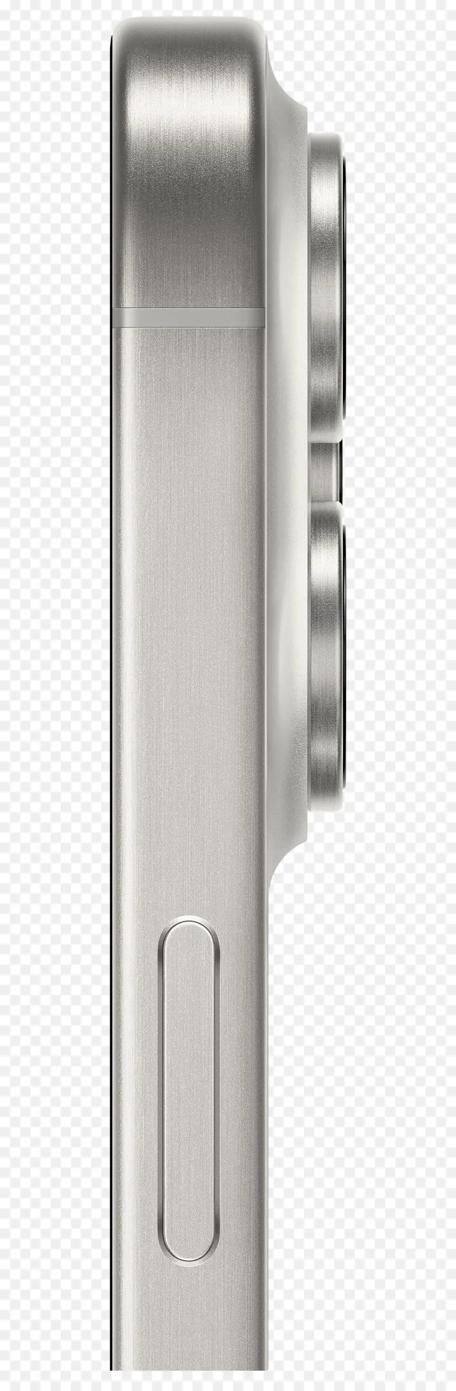 Iphone 15 Pro Max，Stainless Steel PNG