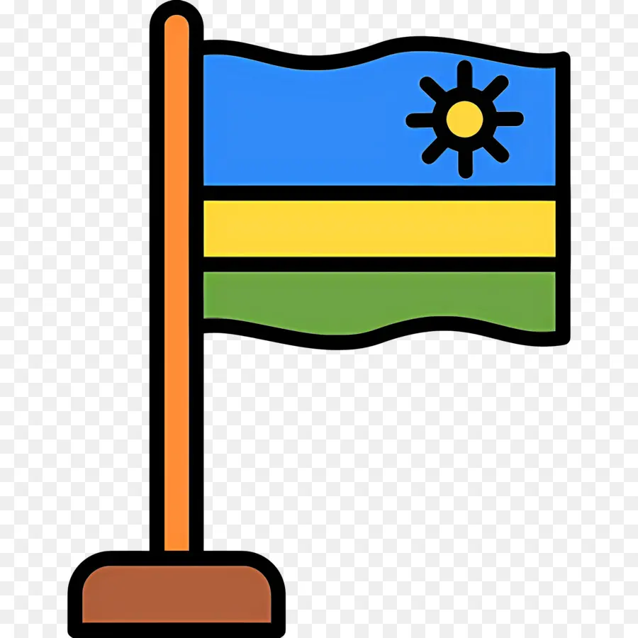 Bendera Rwanda，Bendera PNG